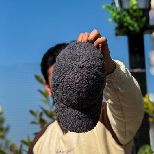 Grey Sherpa Cap