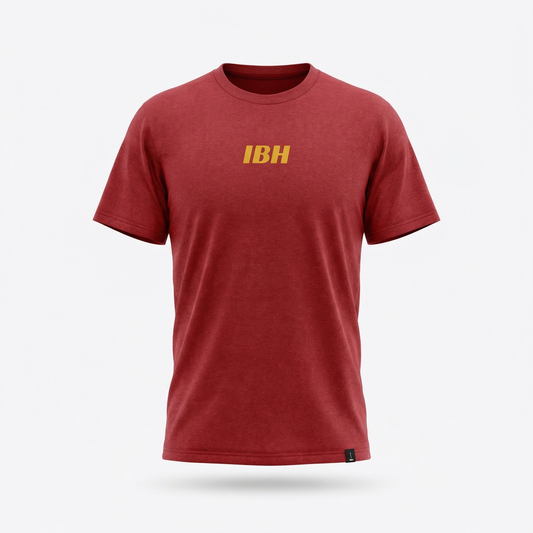 Red Graphic Back Print T Shirt