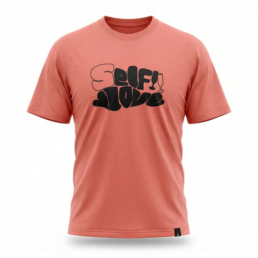 Soft Peach Self Love T-Shirt.