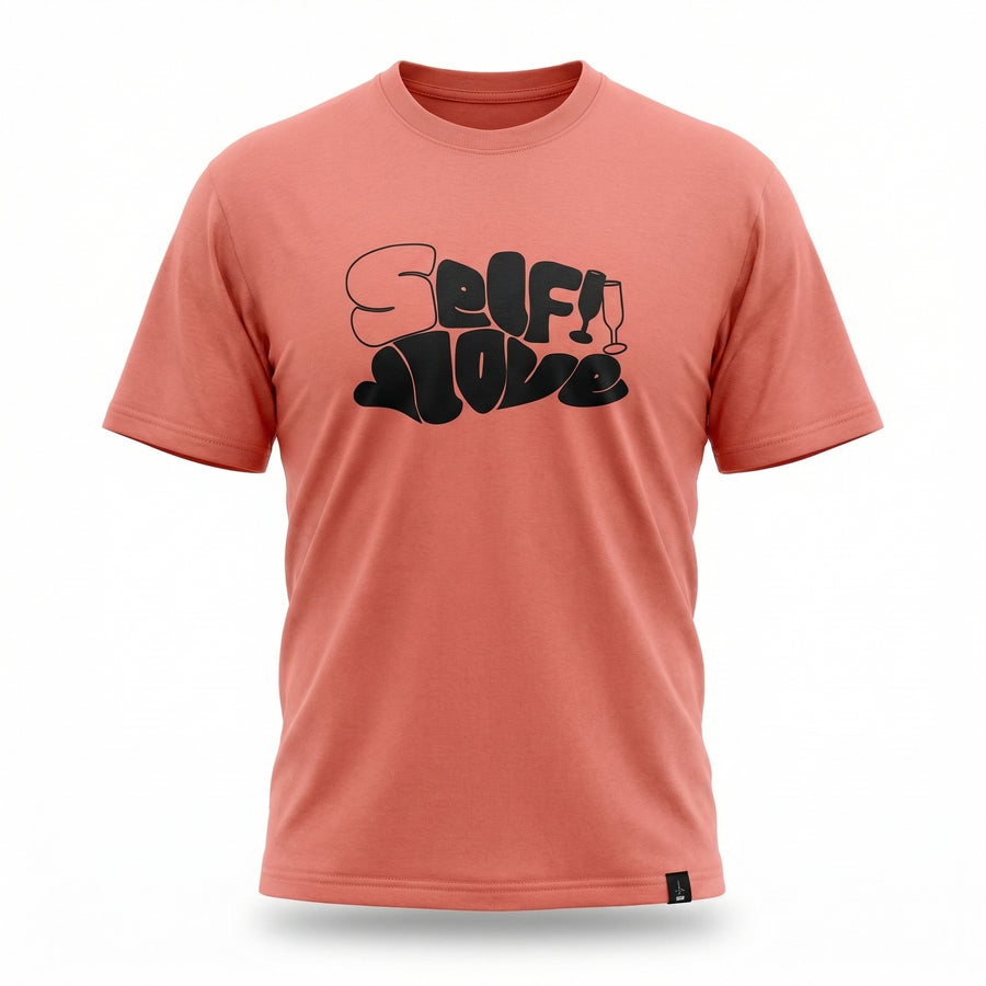 Soft Peach Self Love T-Shirt.