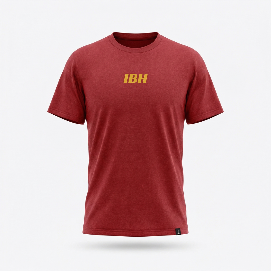Red Graphic Back Print T Shirt